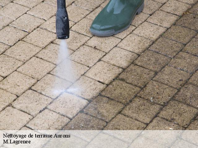 Nettoyage de terrasse aurons-13121 M.Lagrenee