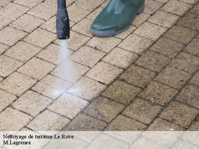 Nettoyage de terrasse  le-rove-13740 M.Lagrenee