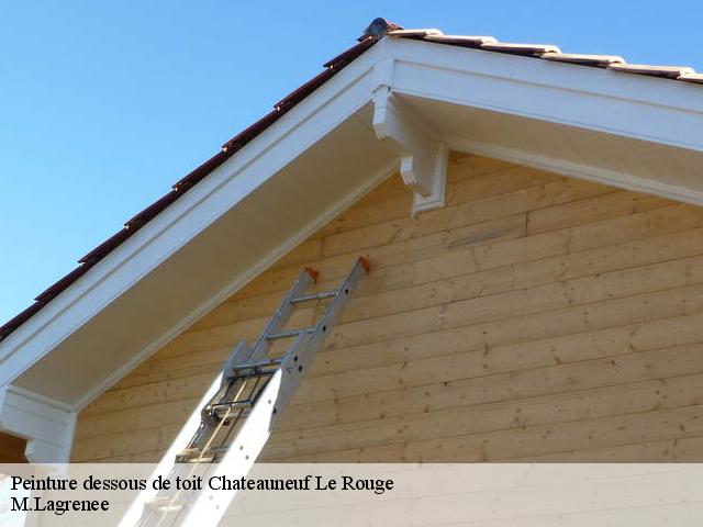 Peinture dessous de toit  chateauneuf-le-rouge-13790 M.Lagrenee