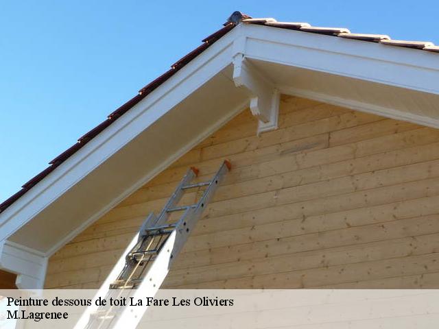 Peinture dessous de toit  la-fare-les-oliviers-13580 M.Lagrenee