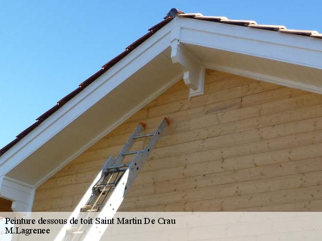Peinture dessous de toit  saint-martin-de-crau-13310 M.Lagrenee